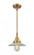 Halophane - 1 Light - 9 inch - Brushed Brass - Mini Pendant (3442|447-1S-BB-G2)