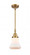 Bellmont - 1 Light - 7 inch - Brushed Brass - Mini Pendant (3442|447-1S-BB-G191)