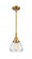 Fulton - 1 Light - 7 inch - Brushed Brass - Mini Pendant (3442|447-1S-BB-G172-LED)