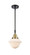 Oxford - 1 Light - 8 inch - Black Antique Brass - Mini Pendant (3442|447-1S-BAB-G531-LED)
