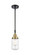 Dover - 1 Light - 5 inch - Black Antique Brass - Mini Pendant (3442|447-1S-BAB-G312-LED)