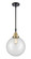 Beacon - 1 Light - 10 inch - Black Antique Brass - Mini Pendant (3442|447-1S-BAB-G202-10-LED)