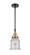 Canton - 1 Light - 7 inch - Black Antique Brass - Mini Pendant (3442|447-1S-BAB-G184)