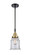 Canton - 1 Light - 7 inch - Black Antique Brass - Mini Pendant (3442|447-1S-BAB-G182)