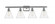 Berkshire - 4 Light - 38 inch - Brushed Satin Nickel - Bath Vanity Light (3442|516-4W-SN-GBC-84-LED)
