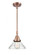 Caden - 1 Light - 8 inch - Antique Copper - Mini Pendant (3442|447-1S-AC-G4472-LED)