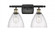 Bristol - 2 Light - 18 inch - Black Antique Brass - Bath Vanity Light (3442|516-2W-BAB-GBD-754-LED)