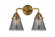 Cone - 2 Light - 14 inch - Brushed Brass - Bath Vanity Light (3442|288-2W-BB-G63)