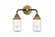 Dover - 2 Light - 13 inch - Black Antique Brass - Bath Vanity Light (3442|288-2W-BAB-G314)