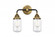 Dover - 2 Light - 13 inch - Black Antique Brass - Bath Vanity Light (3442|288-2W-BAB-G312)