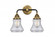 Bellmont - 2 Light - 14 inch - Black Antique Brass - Bath Vanity Light (3442|288-2W-BAB-G194)