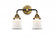 Canton - 2 Light - 13 inch - Black Antique Brass - Bath Vanity Light (3442|288-2W-BAB-G181S)