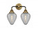 Geneseo - 2 Light - 15 inch - Black Antique Brass - Bath Vanity Light (3442|288-2W-BAB-G165)