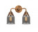 Bell - 2 Light - 13 inch - Antique Copper - Bath Vanity Light (3442|288-2W-AC-G53)