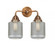 Stanton - 2 Light - 14 inch - Antique Copper - Bath Vanity Light (3442|288-2W-AC-G262-LED)