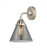 Cone - 1 Light - 8 inch - Brushed Satin Nickel - Sconce (3442|288-1W-SN-G43)