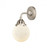 Beacon - 1 Light - 6 inch - Brushed Satin Nickel - Sconce (3442|288-1W-SN-G201-6-LED)