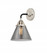 Cone - 1 Light - 8 inch - Black Polished Nickel - Sconce (3442|288-1W-BPN-G43-LED)