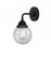 Beacon - 1 Light - 6 inch - Matte Black - Sconce (3442|288-1W-BK-G204-6-LED)