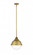 Hampden - 1 Light - 9 inch - Brushed Brass - Stem hung - Mini Pendant (3442|288-1S-BB-HFS-82-BB)