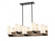 Diego - 10 Light - 37 inch - Matte Black - Stem hung - Island Light (3442|424-10CH-BK-G4451)