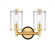 Marlowe - 2 Light - 14 inch - Black Satin Gold - Bath Vanity Light (3442|418-2W-BSG-G4184-LED)