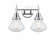 Olean - 2 Light - 16 inch - Polished Chrome - Bath Vanity Light (3442|447-2W-PC-G324-LED)