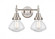 Olean - 2 Light - 16 inch - Satin Nickel - Bath Vanity Light (3442|447-2W-SN-G324-LED)