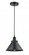 Briarcliff - 1 Light - 10 inch - Matte Black - Cord hung - Mini Pendant (3442|616-1PH-BK-M10-BK-LED)