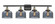 Bell - 4 Light - 38 inch - Black Antique Brass - Bath Vanity Light (3442|916-4W-BAB-G73)