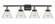 Cone - 4 Light - 38 inch - Black Antique Brass - Bath Vanity Light (3442|916-4W-BAB-G44-LED)