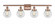 Beacon - 4 Light - 36 inch - Antique Copper - Bath Vanity Light (3442|916-4W-AC-G202-6-LED)