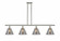 Cone - 4 Light - 48 inch - Polished Nickel - Stem Hung - Island Light (3442|916-4I-PN-G43)