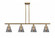 Cone - 4 Light - 48 inch - Brushed Brass - Stem Hung - Island Light (3442|916-4I-BB-G63)