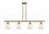 Cone - 4 Light - 48 inch - Brushed Brass - Stem Hung - Island Light (3442|916-4I-BB-G61)