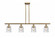 Bell - 4 Light - 48 inch - Brushed Brass - Stem Hung - Island Light (3442|916-4I-BB-G54-LED)