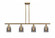 Bell - 4 Light - 48 inch - Brushed Brass - Stem Hung - Island Light (3442|916-4I-BB-G53)