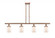 Bell - 4 Light - 48 inch - Antique Copper - Stem Hung - Island Light (3442|916-4I-AC-G51)