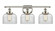 Bell - 3 Light - 28 inch - Polished Nickel - Bath Vanity Light (3442|916-3W-PN-G72)