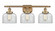 Bell - 3 Light - 28 inch - Brushed Brass - Bath Vanity Light (3442|916-3W-BB-G72-LED)