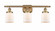 Bell - 3 Light - 26 inch - Brushed Brass - Bath Vanity Light (3442|916-3W-BB-G51-LED)