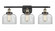 Bell - 3 Light - 28 inch - Black Antique Brass - Bath Vanity Light (3442|916-3W-BAB-G72-LED)