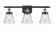 Cone - 3 Light - 26 inch - Black Antique Brass - Bath Vanity Light (3442|916-3W-BAB-G64-LED)