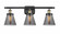Cone - 3 Light - 26 inch - Black Antique Brass - Bath Vanity Light (3442|916-3W-BAB-G63)