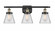 Cone - 3 Light - 26 inch - Black Antique Brass - Bath Vanity Light (3442|916-3W-BAB-G62-LED)