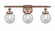 Beacon - 3 Light - 26 inch - Antique Copper - Bath Vanity Light (3442|916-3W-AC-G204-6)