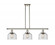 Bell - 3 Light - 36 inch - Polished Nickel - Stem Hung - Island Light (3442|916-3I-PN-G74)