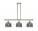 Bell - 3 Light - 36 inch - Polished Nickel - Stem Hung - Island Light (3442|916-3I-PN-G73-LED)