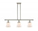 Cone - 3 Light - 36 inch - Polished Nickel - Stem Hung - Island Light (3442|916-3I-PN-G61-LED)