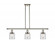 Bell - 3 Light - 36 inch - Polished Nickel - Stem Hung - Island Light (3442|916-3I-PN-G52-LED)